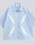 ONCE IN A CENTURY ZIP SHIRT - Blue