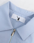 ONCE IN A CENTURY ZIP SHIRT - Blue