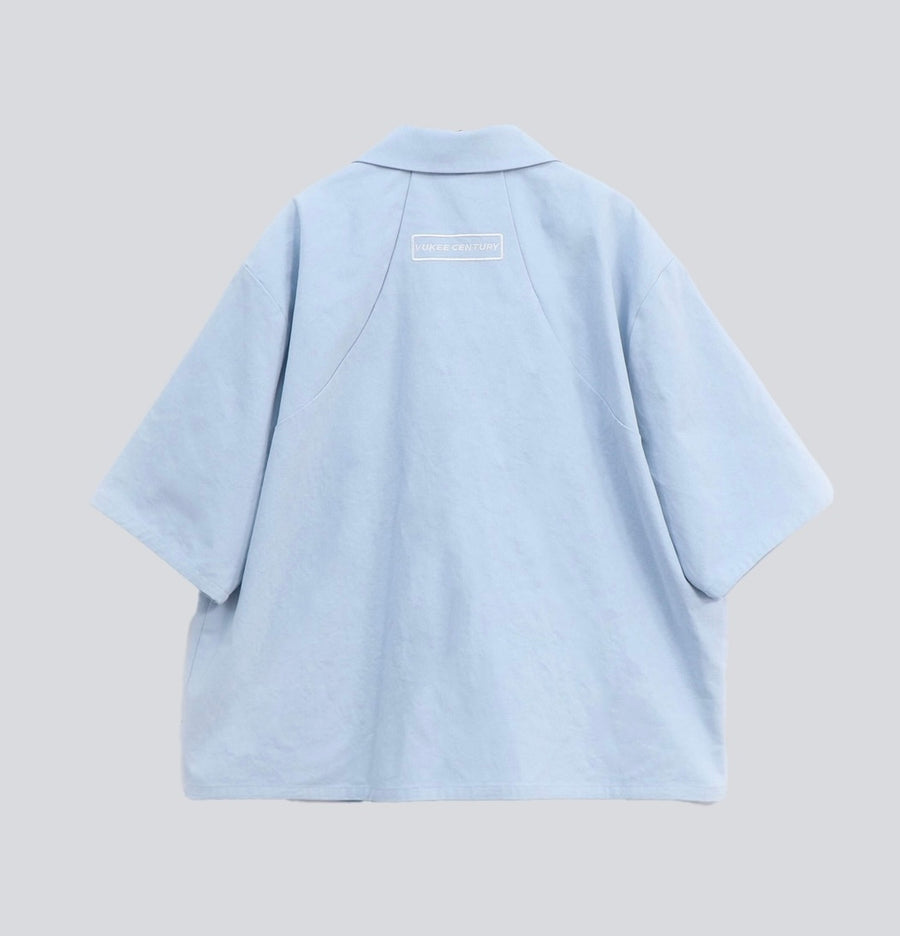 ONCE IN A CENTURY ZIP SHIRT - Blue