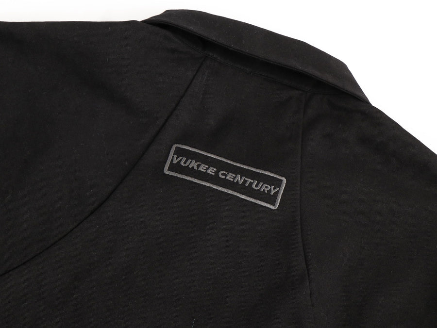 ONCE IN A CENTURY ZIP SHIRT - Black